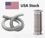 KF-16 KF-25 KF-40 Stainless Steel 304 Bellows Flexible Vacuum Hose. Fixed Price $72.77.