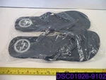 Qty = 2 Pairs: Fhc Inc Health Care Blue Flip Flops Size Large. Fixed Price $8.00.