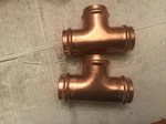 Lot Of 2. Nibco Viega Streamline Copper Propress Fittings 1-1/4" Tee Pf 04068. Fixed Price $21.54.