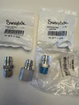 Swagelok 1/2" Quick Disconnect Fittings, New, Never Used, Various. Fixed Price $158.00.