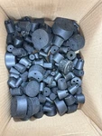 Assorted Laboratory Stoppers Rubber Black Tapered Plugs Lot Of 150+. Fixed Price $100.00.