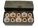 Box Of (10) Radnor No. Ceramic Cups For HW-17 & 18 Gas Lens Torch, 54N32. Fixed Price $31.99.