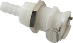 Cpc PLCD16004 1/4" Hose Barb Valved Panel Mount Acetal Coupling Body, 120 Psi. Fixed Price $37.27.