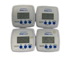 Used (4) Fisherbrand Digital Traceable Alarm Timer 100MIN (99M 59S) 15-081-120. Fixed Price $39.99.