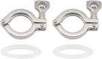 Beduan 2" Sanitary Tri Clamp, 304 Stainless Steel Single Pin Heavy Duty. Fixed Price $21.99.