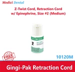 Gingi-pak Max Z-twist Retraction Cord Braided Impregnated Epi Size 2, 10172M. Fixed Price $23.88.