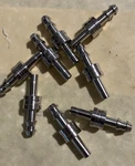 Lot 8 Swagelok Stainless Push-on Hose Adapter 1/4" Tube, SS-PB4-TA4. Fixed Price $40.00.