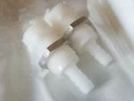Lot Of (2) Cpc 1/4" Id Panel Mount Non-valved Coupling Bodies, Acetal, PLM16004. Fixed Price $10.49.