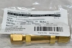 New Swagelok B-8C-1/3 Brass Poppet Check Valve, Fixed Pressure, 1/2 In. Tube Fit. Fixed Price $111.98.