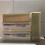 (250X4)FISHERBRAND Culture Tubes Borosilicate Glass 10-75MM 14-961-25 1000CT. Fixed Price $50.00.