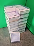 Lot Of 32 Nalgene 5026-0909 Pc Storage Cryobox, 81 1-2 Ml Vials. Fixed Price $144.00.