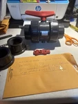 Cepex 2 Threaded Pvc Ball Valve/w Edmo-rings Extra Sockets That Are Slip. Fixed Price $25.00.