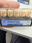 Ivoclar Ips Empress Cad Ht Block, Shade B3 Size 12, 5/PK. - 602642. Fixed Price $100.00.