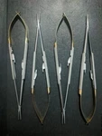 Lot Of Hu Friedy Castroviejo Round Handle Needle Holder 7" 18CM Nh 5024R. Fixed Price $128.25.