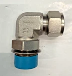 Swagelok Tube Fitting, Positionable Male Elbow, 3/4 In. Od X 1/16-12. Fixed Price $40.00.