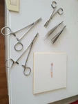 Sim Skin Suture Kit With Hemostats Needle Holders And Surgical Scissors Dental. Fixed Price $79.99.