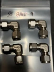 Swagelok SS-8M0-9, Metric Union Elbow, Lot Of 4. Fixed Price $40.00.