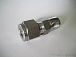 New Swagelok 8MM Stainless Bored-through Connector, 1/4 Iso, SS-8M0-1-4RTBTT. Fixed Price $19.99.