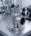 Mdc Hybrid Manifold 304LSS 4.5" Cf To Dual KF50 Conflat. Fixed Price $445.50.