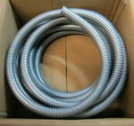 Kuriyama 25' X 5/8" Light Weight Galvanized Steel Unlined Interlocked Metal Hose. Fixed Price $30.00.