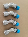 Swagelok 1/4" 45 Positionable Male Elbow, 7/16-20 Sae/ms Straight, SS-400-5-4ST. Fixed Price $16.00.