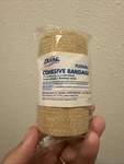 New! Dukal Cohesive Bandage, Non-sterile, Latex, 4"X5 Yds, 18/BX. Fixed Price $5.50.