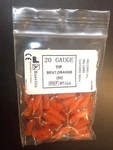 Starflow Flowable Composite Syringe Tips Orange Gauge 50/PKG 87202. Fixed Price $24.00.
