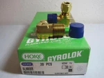 Hoke Gyrolok 6LM8BR Male Elbow 3/8 Tube 1/2 Mpt Brass New In Box Lot Of 20. Fixed Price $50.00.