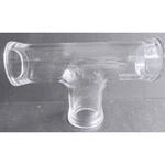 Vintage Pyrex Double Tough Glass T-joint Pipe Fitting Industrial Usa 7.5 Inch. Fixed Price $180.50.