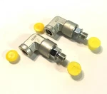 2-PARKER Pipe & Port 90 Elbow 4-AOEG5-S To Female 1/4 O-ring Boss 7/16-20. Fixed Price $33.75.