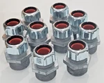 Thomas & Betts #2544 Strain Relief Cord Connector Straight Box Of 10 Pcs. Fixed Price $165.29.
