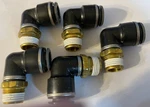 5 Smc 1/2 Od X 3/8 Npt 90 Degree Male Elbow Connector Fittings KV2L13-36S. Fixed Price $19.99.