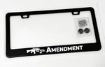Defend The 2ND Amendment Black Metal License Plate Frame Holder Tag Cover. Fixed Price $26.00.