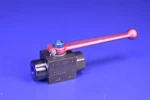 Parker 2-WAY 1/2" Sae Hydraulic High Pressure Ball Valve 6,000 Psi BVHP08SSS1NG. Fixed Price $29.95.
