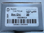 20 New Ssp Duolok Tube Fitting ISSD6MC4 Stainless 0.38" Od To 1/4-18 Male Npt. Fixed Price $149.95.