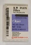 Kerr Dental Size 40 25MM Stainless Steel K-flex 6-FILE Per Box. Fixed Price $7.99.