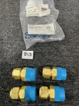 (4) Swagelok B-810-1-12 Brass Straight Compression Fitting 1/2" Od 3/4" Npt. Fixed Price $59.90.