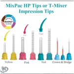 Mixpac Hp T-mixer Vps Impression /temporary Crown /bite Material Intraoral Tip. Fixed Price $89.95.