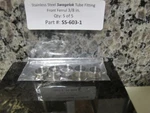 Part #: SS-603-1, Swagelok Stainless Steel Front Ferrule 3/8 In. Qty: 5 Of. Fixed Price $10.92.