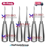 6 Pcs Hu-friedy EL3C 3MM Curved Luxating Elevator Dental Extraction Instrument. Fixed Price $188.00.