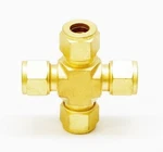 10 Piece Package Swagelok Equivalent To B-400-4 Fitting, Union Cross, 1/4 In.. Fixed Price $344.00.