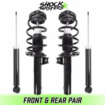 Front Complete Struts & Rear Shocks Kit For 2006-2018 Volkswagen Passat 55MM. Fixed Price $135.85.