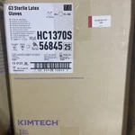 Kimberly-clark 56845 HC1370S Kimtech G3 Sterile Latex Gloves Sz 7.0-CASE Of 200. Fixed Price $45.00.