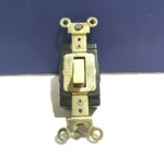Leviton Ivory 4-WAY Quiet Tumbler Toggle Switch Heavy Duty Spec New 5504-I. Fixed Price $8.65.