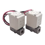 Lot Of Smc VX210AAB Solenoid Valve 2MM Orifice, 1.0MPA, 1/8IN Npt, 24VDC Coil. Fixed Price $37.50.