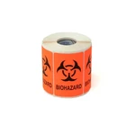 Fisherbrand 15927 3" X 2" Biohazard Labels Roll Warning Tape 500/PK New. Fixed Price $24.99.