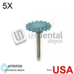 5X Lot Of Attritor - Silicon Composite Polisher Brush Blue Coarse #SR204C 123035. Fixed Price $29.07.