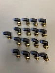 Lot Of 17 Smc KQL06-U02 Elbow Fittings 6MM. Fixed Price $27.99.