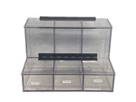 S-curve Dispenser With 3-COMPARTMENTS Double Entry Upper & Lower Hinged Lids Fcd. Fixed Price $113.99.