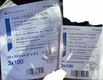 Henry Schein Parchment Dental Mixing Pads? Lot. Fixed Price $35.00.